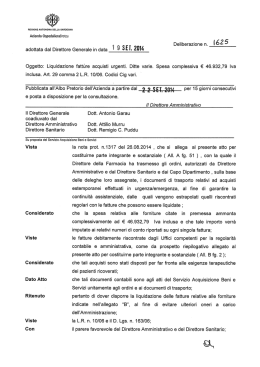 Deliberazione n.1625 del 19/09/2014