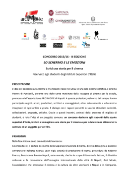 Scarica il bando integrale del concorso