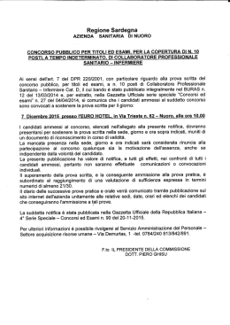 Convocazione prova scritta [file]