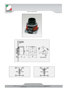 Variac model VNA