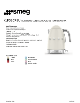 KLF02CREU BOLLITORE CON REGOLAZIONE TEMPERATURA