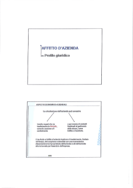 AFFITTO D`AZHENDA - Ordine dei Dottori Commercialisti Lecco