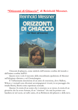 “Orizzonti di Ghiaccio” di Reinhold Messner.