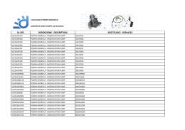 DL REF. DESCRIZIONE - DESCRIPTION SOSTITUISCE