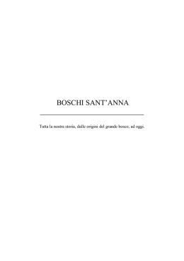 IL BOSCO DI PORTO - Comune di Boschi Sant`Anna