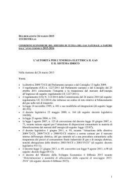 Testo in formato PDF - Autorit&agrave; per l`energia elettrica e il gas
