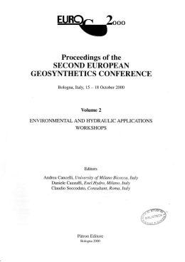 00 Proceedings of the SECOND EUROPEAN GEOSYNTHETICS
