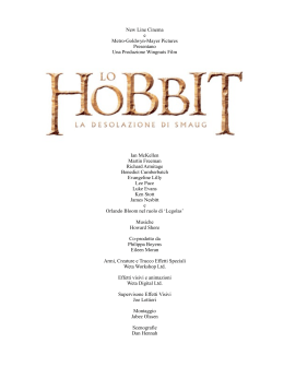 Scarica il pressbook completo di Lo Hobbit - La