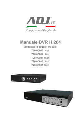 Manuale DVR H