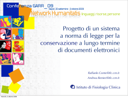 Conf09 Conte Presentazione