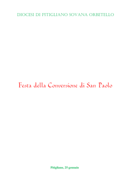 R. Amen. - Diocesi di Pitigliano - Sovana