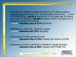 Novit&agrave; Prodel 2012