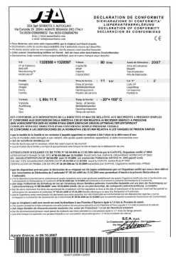 Page 1 A DECLARATIGN DE CDNFDRMITE DicHianzioNE Di