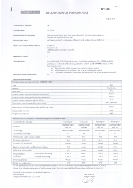 N&deg;1009 - Ganelli SRL