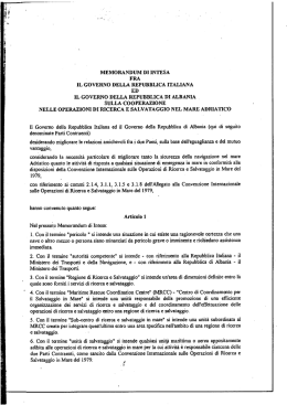 leggi il testo dell`accordo