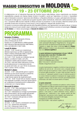 Visualizza il programma completo
