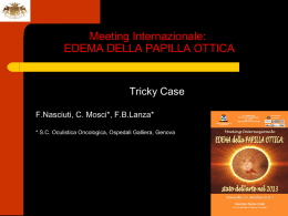 Tricky Case - Ospedali Galliera