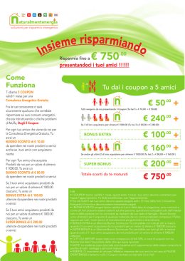 Insieme risparmiando - Soluzioni per il Risparmio Energetico