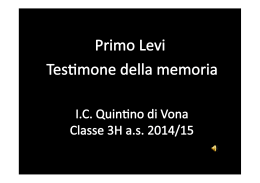 Presentazione adotta Primo Levi Quintino di Vona.pptx