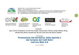 visualizza il progetto - Comunit&agrave; Montana dell`Esino