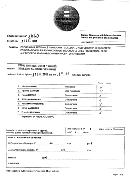 DGR 11.10.2011, n. 1460