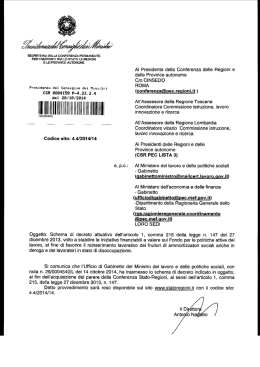 Scarica lo schema di regolamento in formato pdf