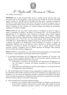 Ordinanza Prefettura Bonifica Ordigno