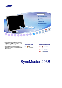 SyncMaster 203B - Giochi di Luce