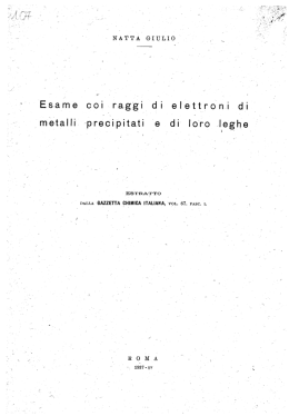 e di- loro leghe