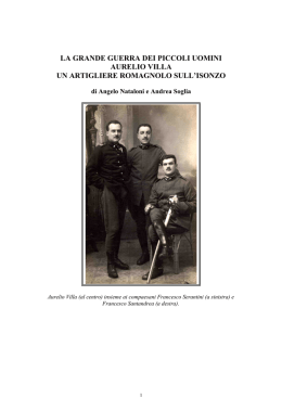 La Grande Guerra dei piccoli uomini