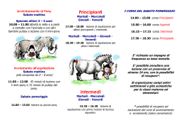 Scarica la Brochure Informativa - Pony Club Bologna Fiorello del