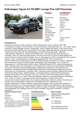 Volkswagen Tiguan 1.4 TSI BMT T&F Bluetooth SHZ RCD 510 Prezzo