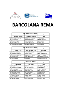 Programma - canottaggio-fvg