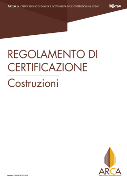 Regolamento di Certificazione (RC rev.3.10)