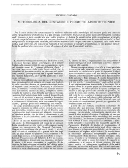 Michele Cordaro - Bollettino d`Arte - Ministero per i Beni e le Attivit&agrave;