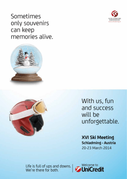Sometimes only souvenirs can keep memories alive. With us, fun