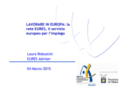 Eures - il portale europeo per la mobilità dei lavoratori