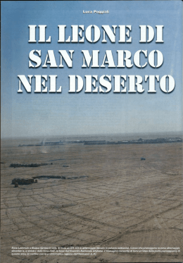 Il San Marco in afghanistan