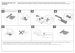Replacing the drum unit HL-XXXX