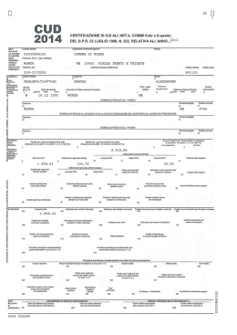 Redditi 2013 - Comune di Monza