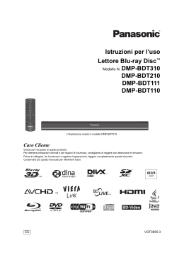 Istruzioni per l`uso Lettore Blu-ray Disc&trade; DMP