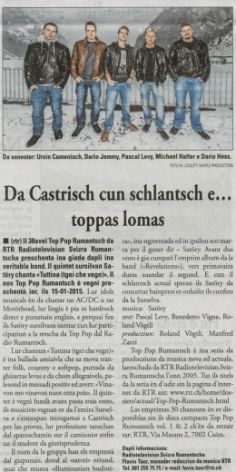 Da Castrisch cun schiantsch e. ..