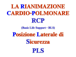 LA RIANIMAZIONE CARDIO