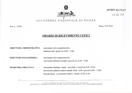 Visualizza avviso nuovo orario di ricevimento degli uffici