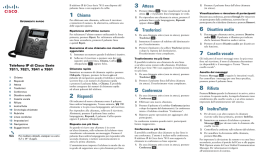 RIFERIMENTO RAPIDO Telefono IP di Cisco Serie 7811, 7821