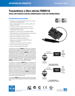 Trasmettitore a fibre ottiche FS85011A