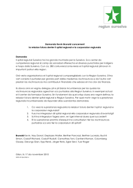 Damonda Kevin Brunold concernent la relaziun