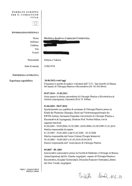 Nome - Ospedale Maggiore Policlinico