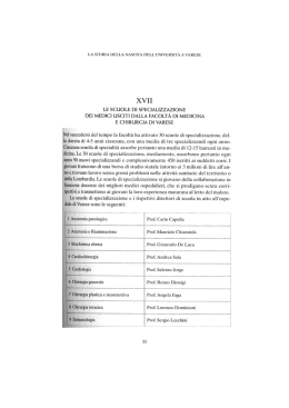 XVII - Fondazione &ldquo;Giovanni Valcavi&rdquo;