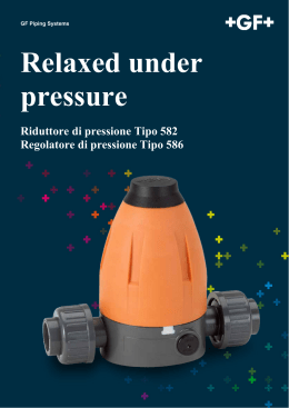 Riduttore di pressione Tipo 582 / Regolatore di